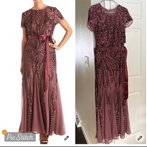 NEW R&M Richard’s sequined evening gown
